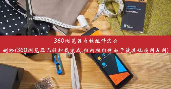 360浏览器内核组件怎么删除(360浏览器已经卸载完成,但内核组件由于被其他应用占用)