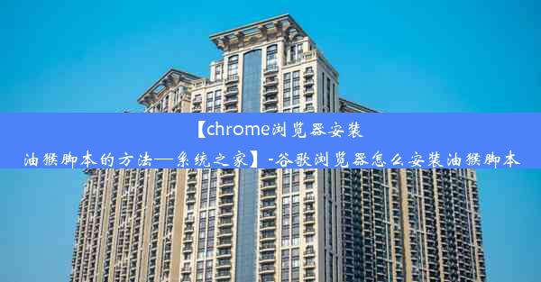 【chrome浏览器安装油猴脚本的方法—系统之家】-谷歌浏览器怎么安装油猴脚本