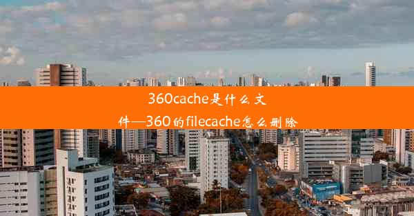 360cache是什么文件—360的filecache怎么删除