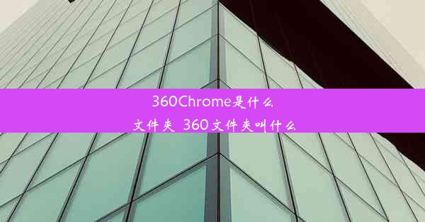 360Chrome是什么文件夹_360文件夹叫什么