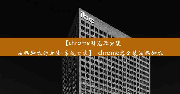 【chrome浏览器安装油猴脚本的方法-系统之家】_chrome怎么装油猴脚本