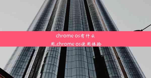 chrome os有什么用,chrome os使用体验