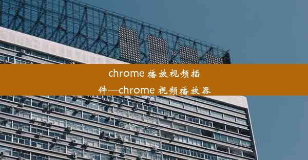 chrome 播放视频插件—chrome 视频播放器