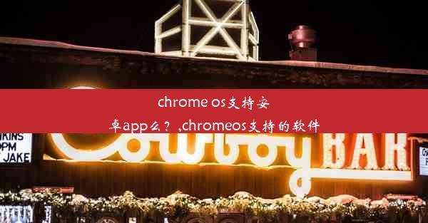 chrome os支持安卓app么？,chromeos支持的软件