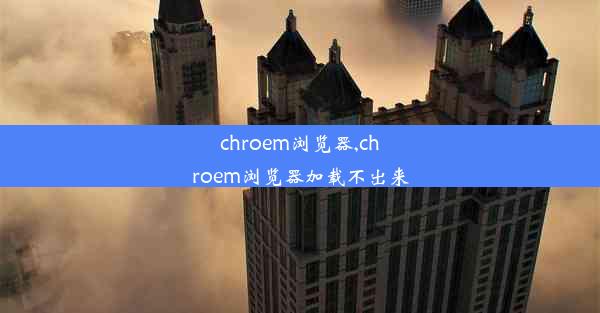 chroem浏览器,chroem浏览器加载不出来