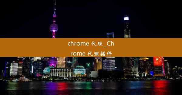 chrome 代理_Chrome 代理插件