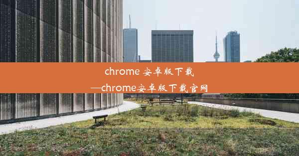 chrome 安卓版下载—chrome安卓版下载官网