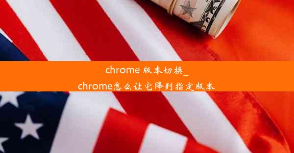 chrome 版本切换_chrome怎么让它降到指定版本