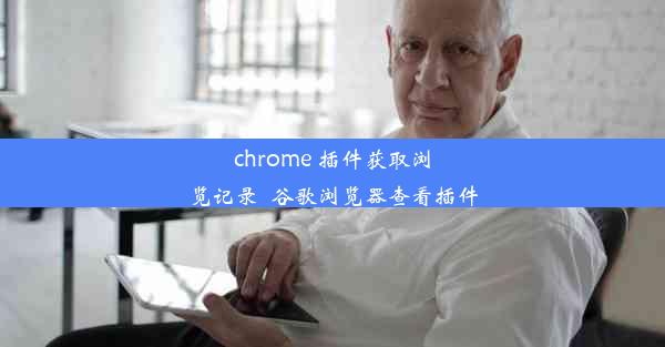 chrome 插件获取浏览记录_谷歌浏览器查看插件