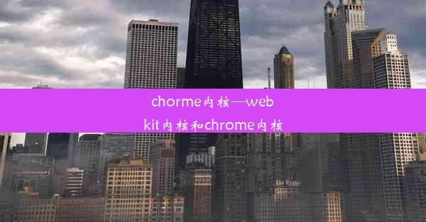 chorme内核—webkit内核和chrome内核