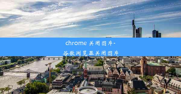 chrome 关闭图片-谷歌浏览器关闭图片