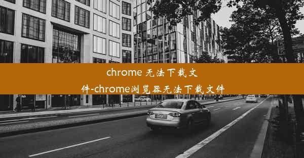 chrome 无法下载文件-chrome浏览器无法下载文件