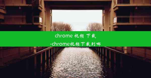 chrome 视频 下载-chrome视频下载到哪