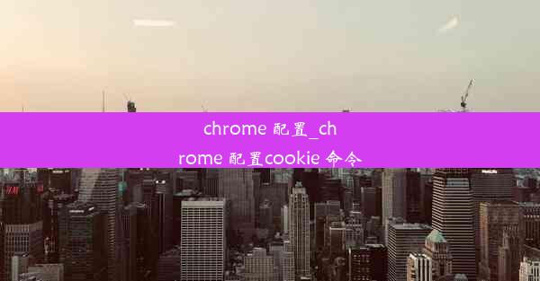 chrome 配置_chrome 配置cookie 命令