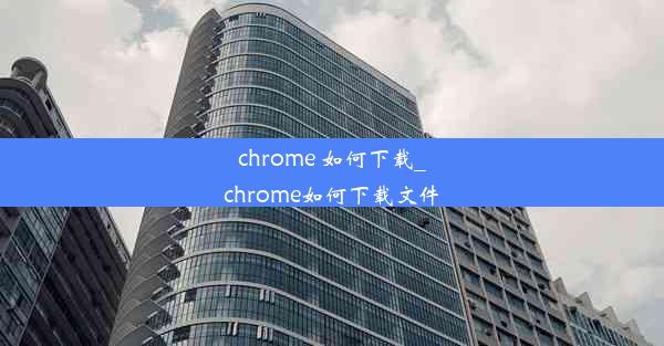 chrome 如何下载_chrome如何下载文件