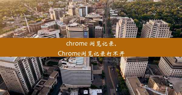 chrome 浏览记录,Chrome浏览记录打不开