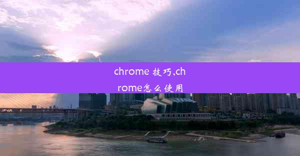 chrome 技巧,chrome怎么使用