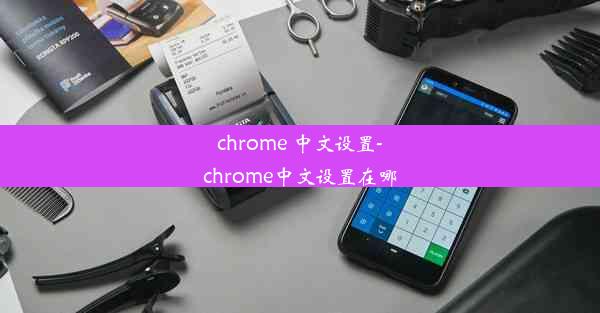 chrome 中文设置-chrome中文设置在哪