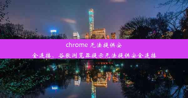 chrome 无法提供安全连接、谷歌浏览器提示无法提供安全连接