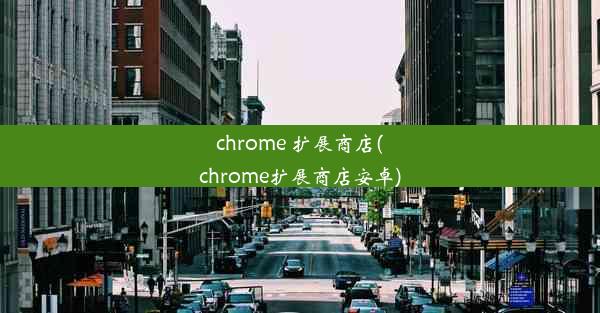 chrome 扩展商店(chrome扩展商店安卓)