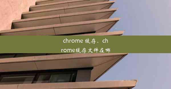 chrome 缓存、chrome缓存文件在哪