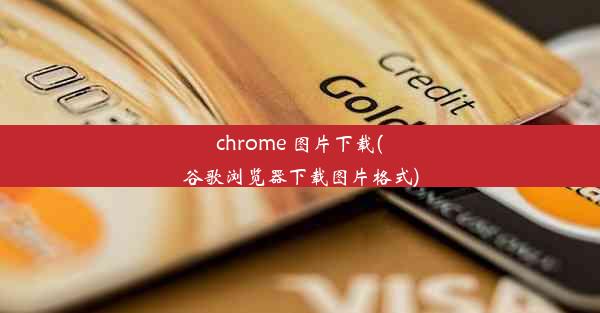 chrome 图片下载(谷歌浏览器下载图片格式)