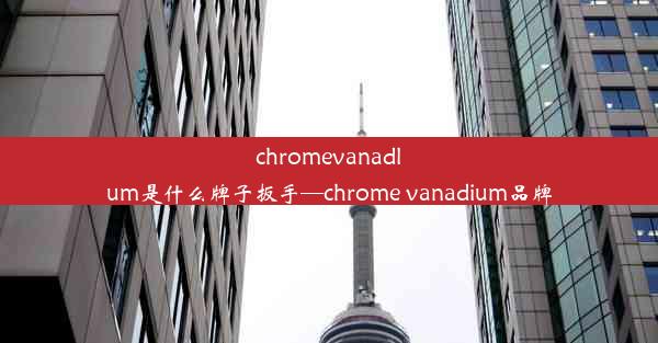 chromevanadlum是什么牌子扳手—chrome vanadium品牌