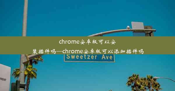 chrome安卓版可以安装插件吗—chrome安卓版可以添加插件吗