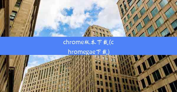 chrome版本下载(chromegae下载)