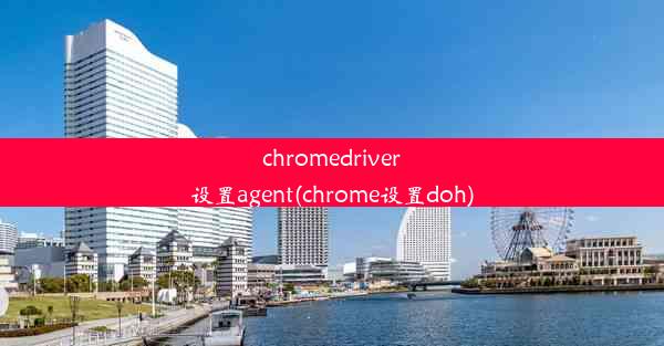 chromedriver设置agent(chrome设置doh)