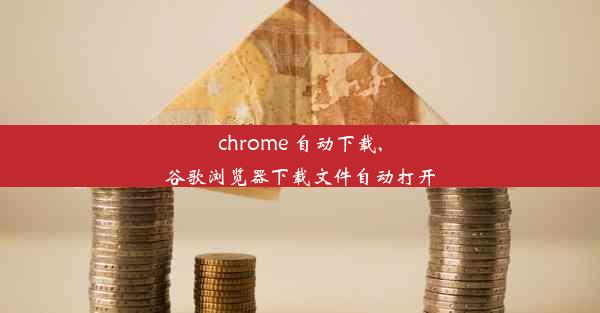 chrome 自动下载,谷歌浏览器下载文件自动打开