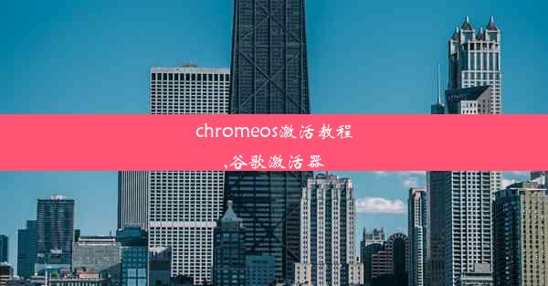 chromeos激活教程,谷歌激活器