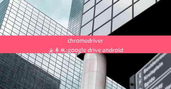 chromedriver安卓版;google drive android