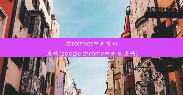 chromeos中国可以用吗(google chrome中国能用吗)