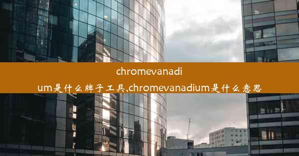 chromevanadium是什么牌子工具,chromevanadium是什么意思