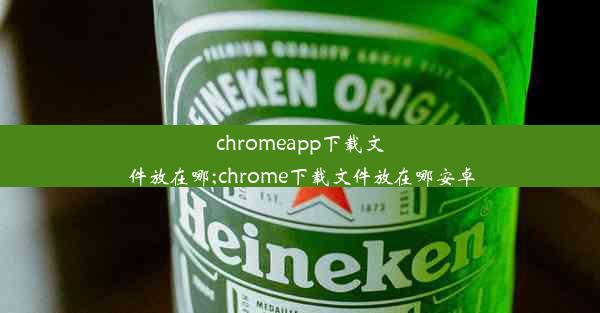 chromeapp下载文件放在哪;chrome下载文件放在哪安卓