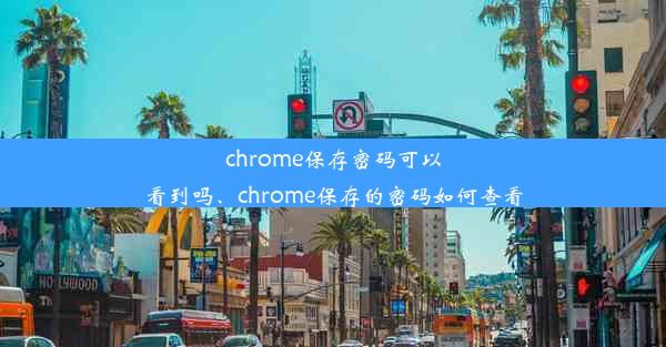 chrome保存密码可以看到吗、chrome保存的密码如何查看