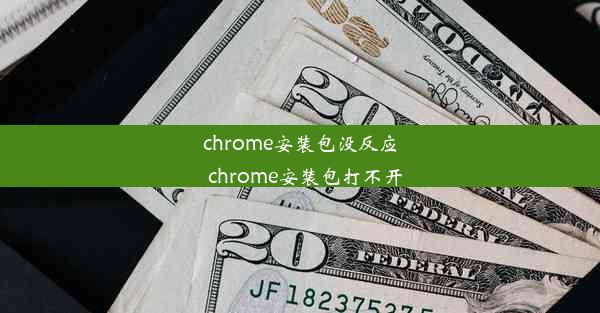 chrome安装包没反应_chrome安装包打不开