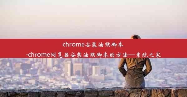 chrome安装油猴脚本-chrome浏览器安装油猴脚本的方法—系统之家