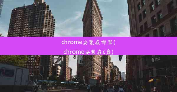 chrome安装在哪里(chrome安装在c盘)