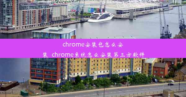 chrome安装包怎么安装_chrome系统怎么安装第三方软件