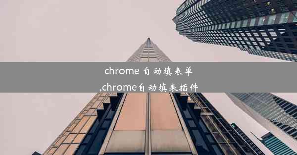 chrome 自动填表单,chrome自动填表插件