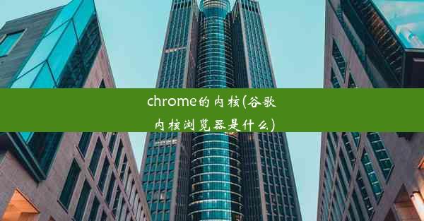 chrome的内核(谷歌内核浏览器是什么)