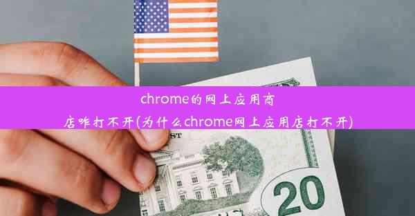 chrome的网上应用商店咋打不开(为什么chrome网上应用店打不开)