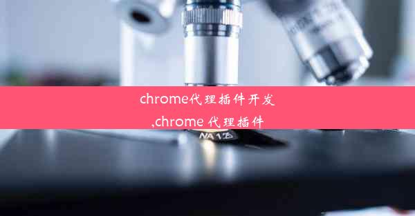 chrome代理插件开发,chrome 代理插件