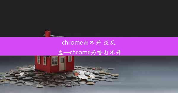 chrome打不开 没反应—chrome为啥打不开