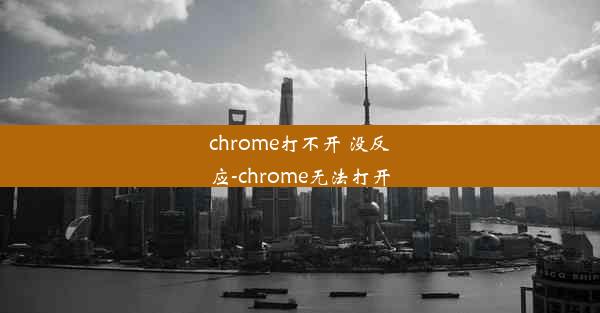 chrome打不开 没反应-chrome无法打开