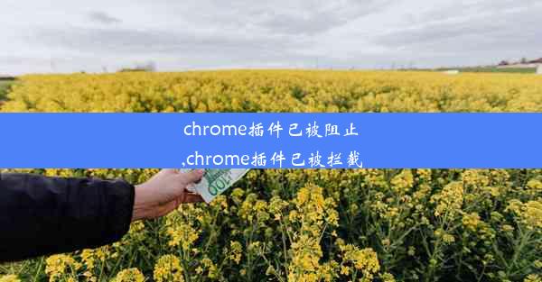 chrome插件已被阻止,chrome插件已被拦截