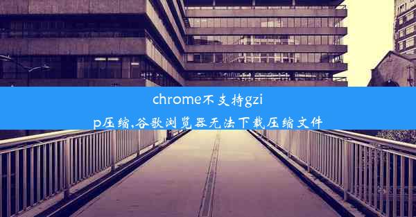 chrome不支持gzip压缩,谷歌浏览器无法下载压缩文件