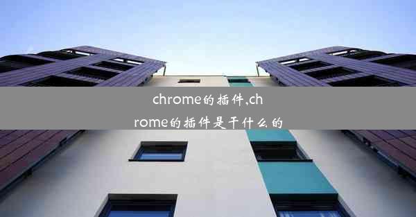 chrome的插件,chrome的插件是干什么的